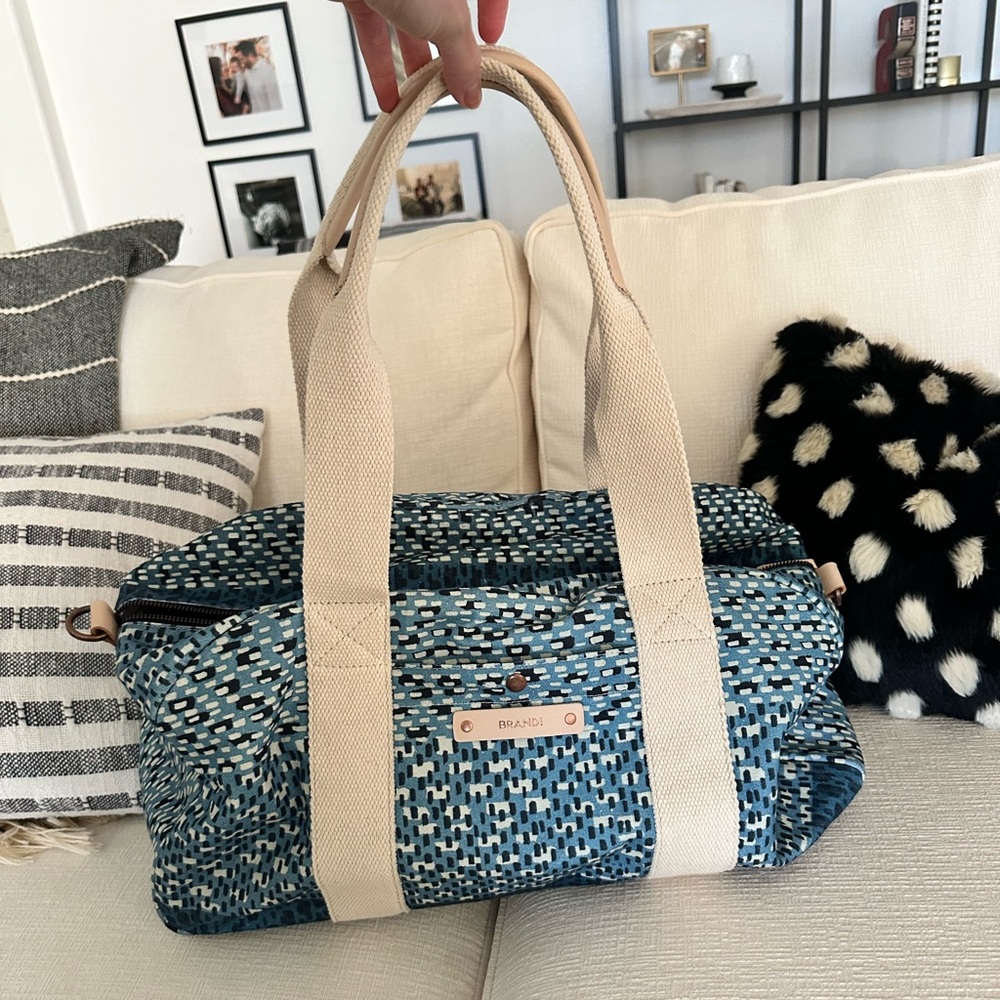 Personalized weekender bag from Minted